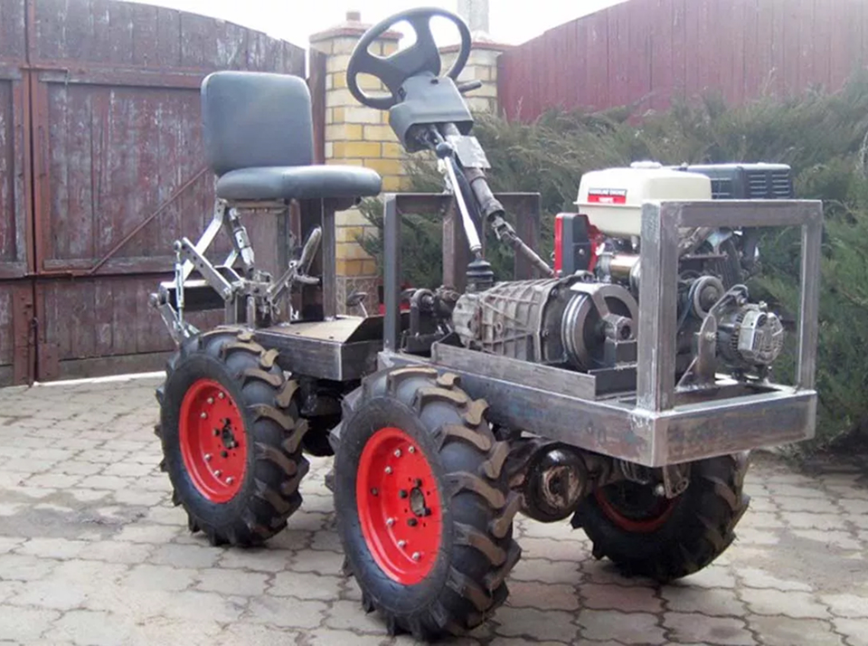 С чего начать сборку самодельного мини-трактора