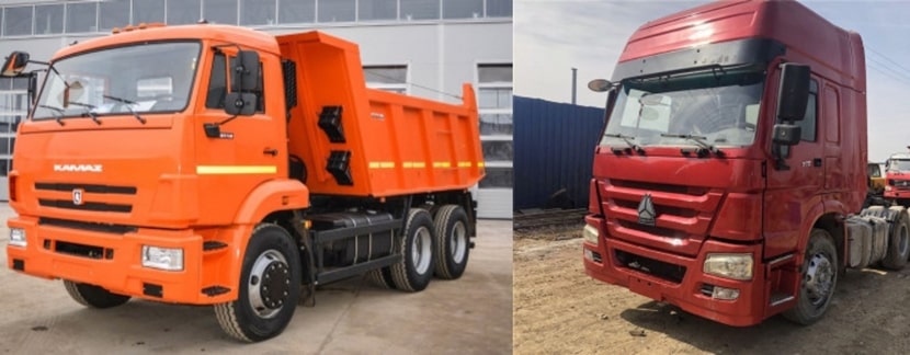 Отечественные и иностранные машины