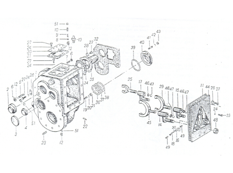 Устройство коробки передач погрузчика