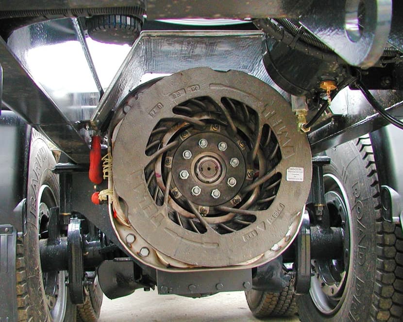 размещение и управление ретардером на грузовике