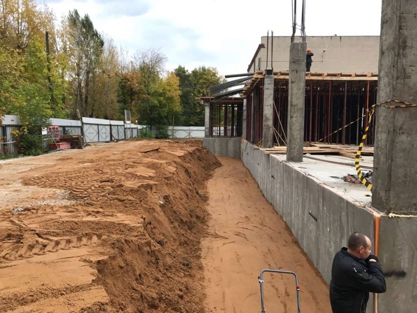 суть засыпки пазух котлована