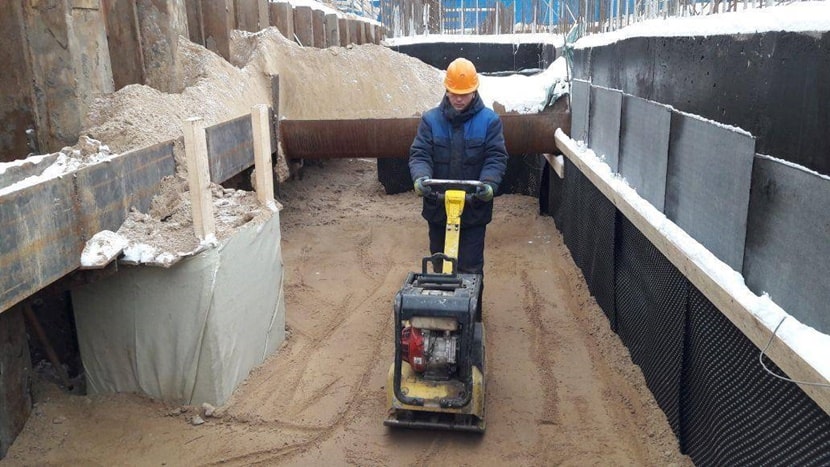 стоимость засыпки пазух котлована в ГЭСН